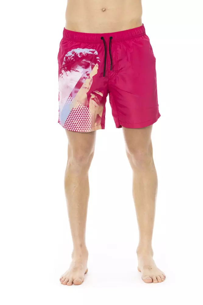 Bikkembergs Fuchsia Men Swim Short