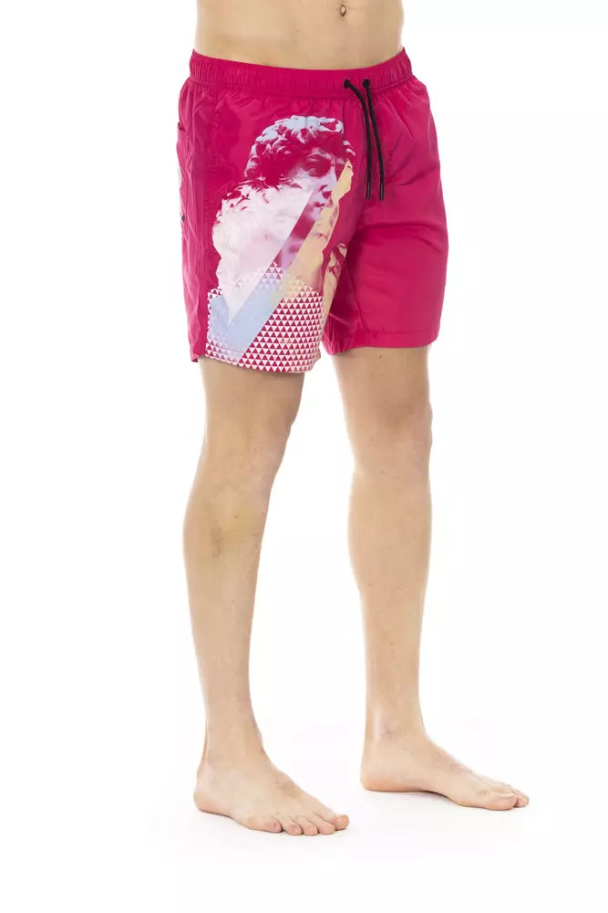 Bikkembergs Fuchsia Men Swim Short