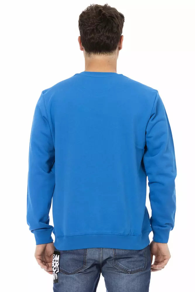 Automobili orghini Blue Cotton Men Sweater