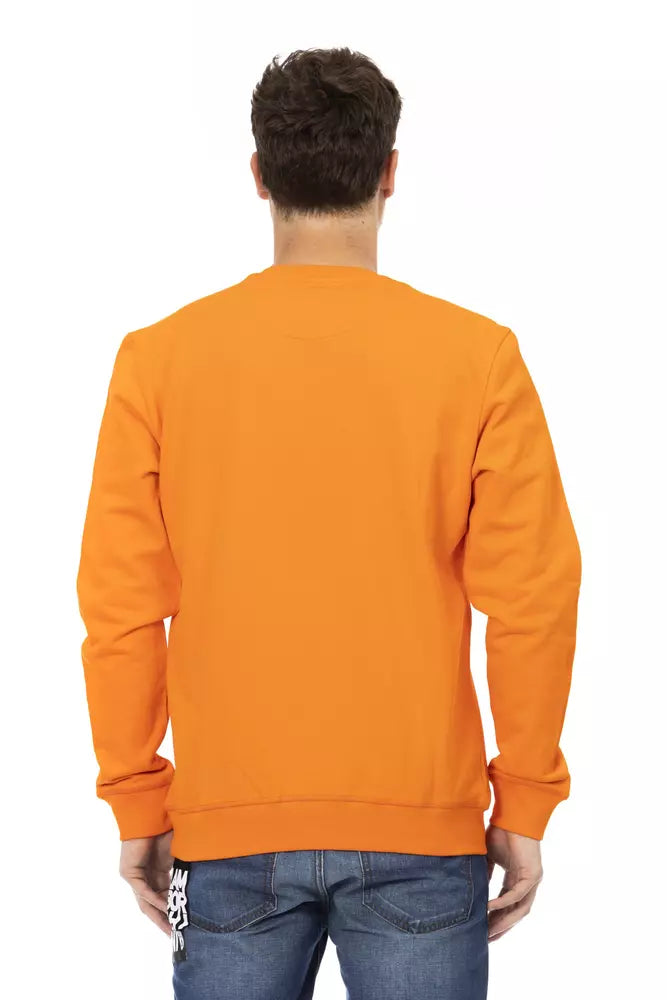 Automobili orghini Orange Cotton Men's Sweater