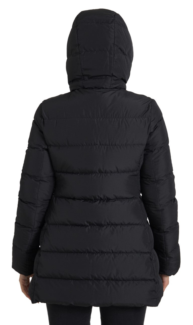 Dolce & Gabbana Black Hooded Reversible Jacket