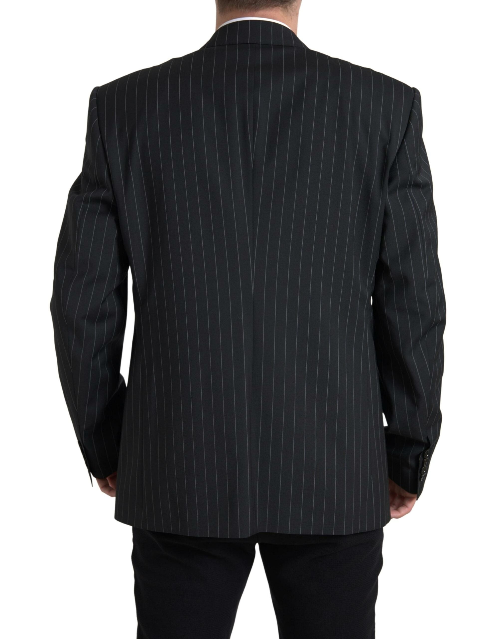 Dolce & Gabbana Dark Gray Single Breasted SICILIA Blazer