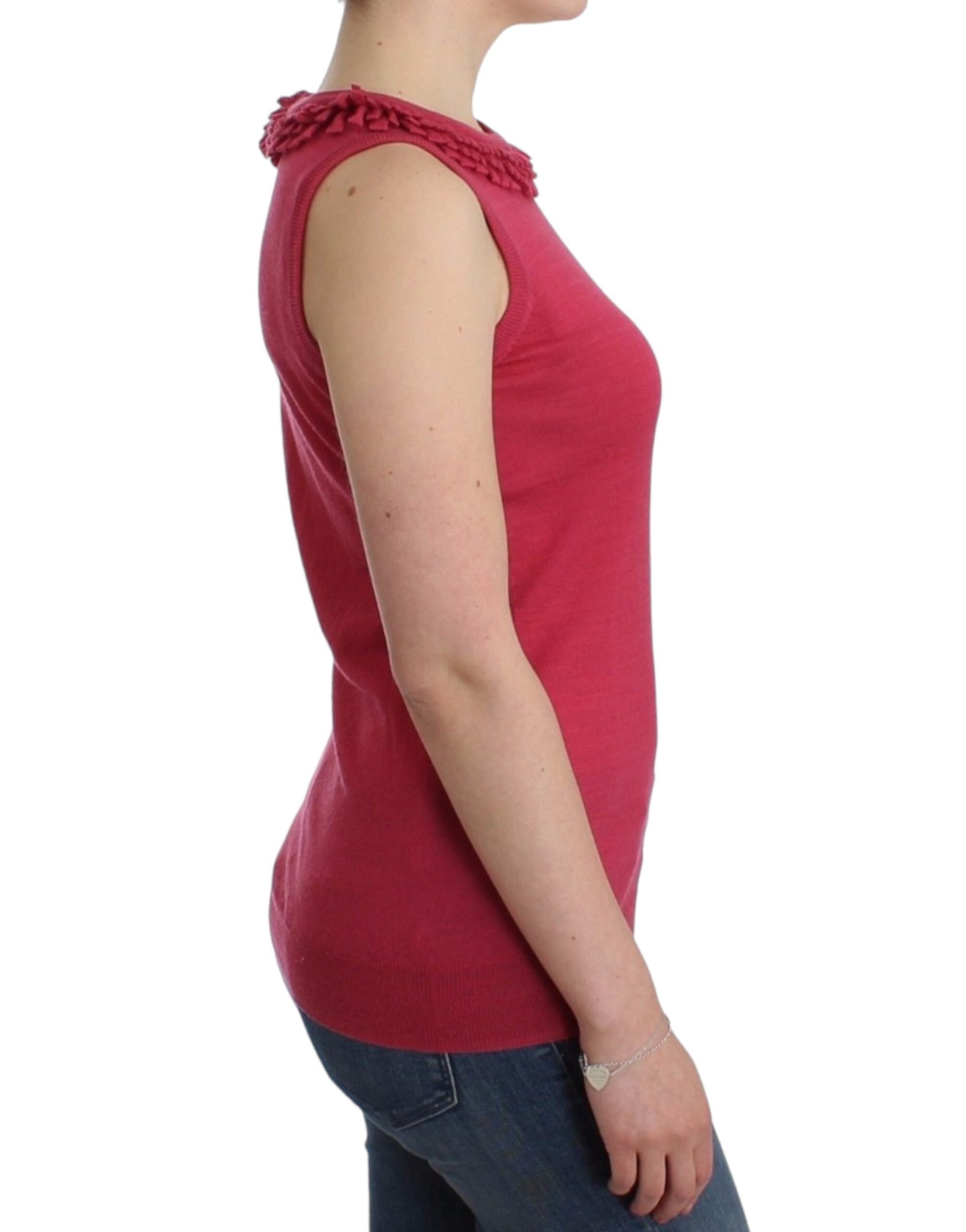 John Galliano Pink wool knit top - PreLoved & Luxe