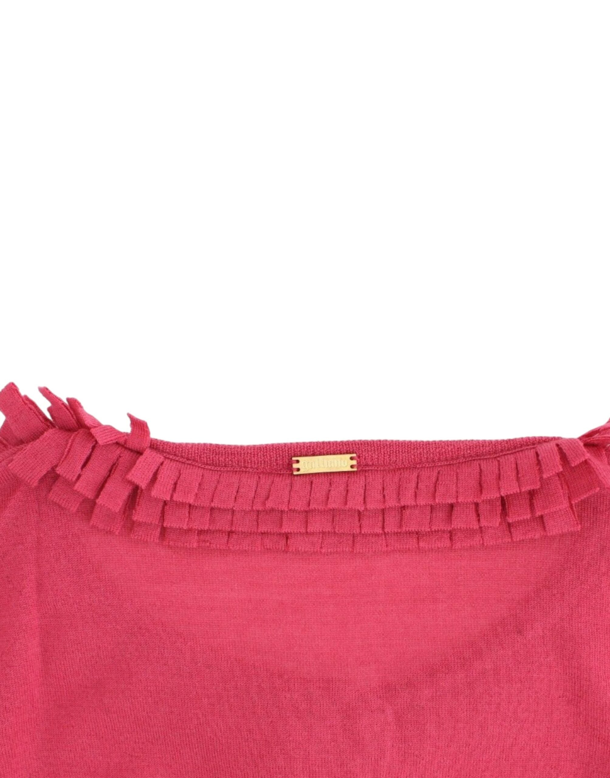 John Galliano Pink wool cardigan - PreLoved & Luxe