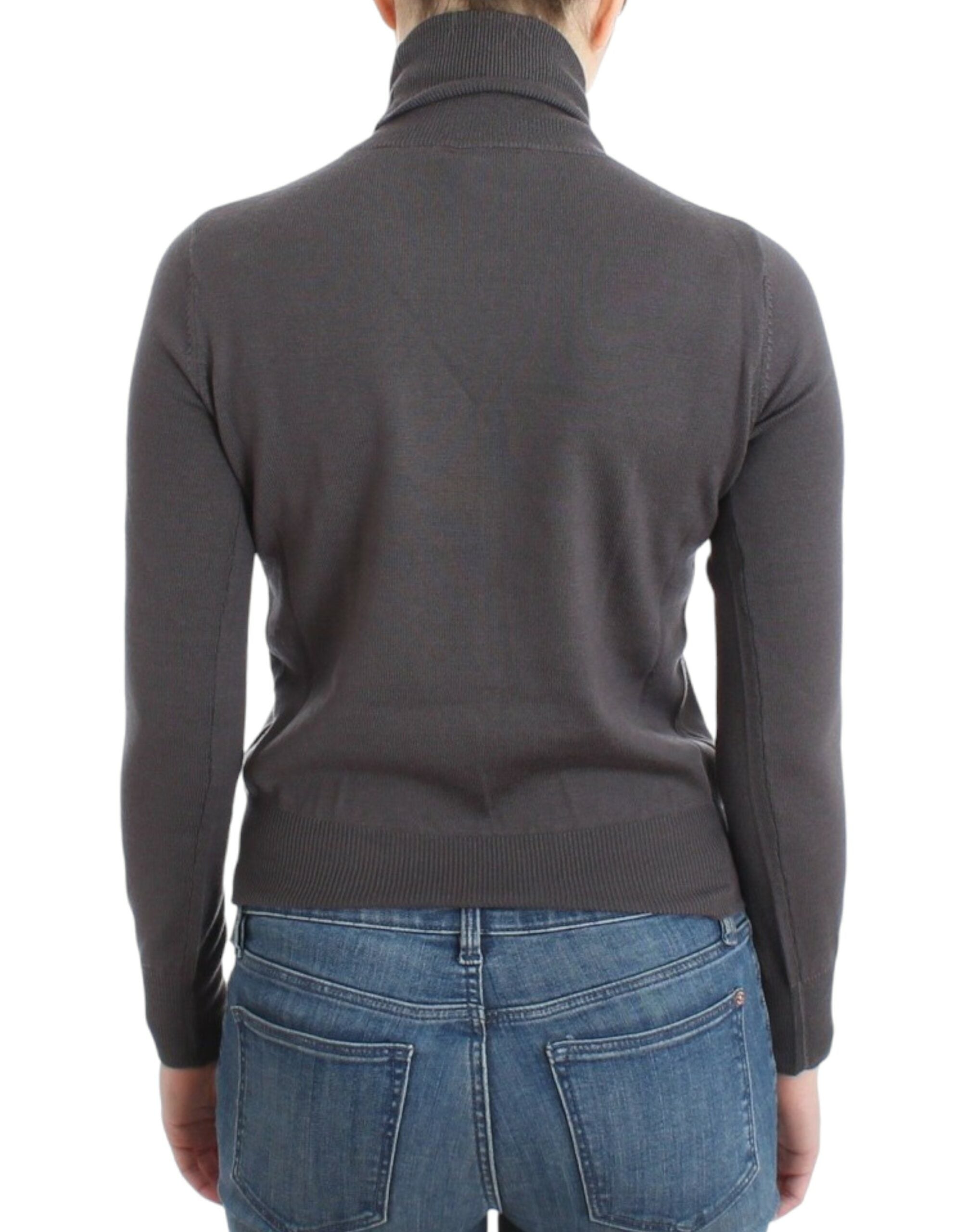 John Galliano Brown turtleneck cotton sweater - PreLoved & Luxe