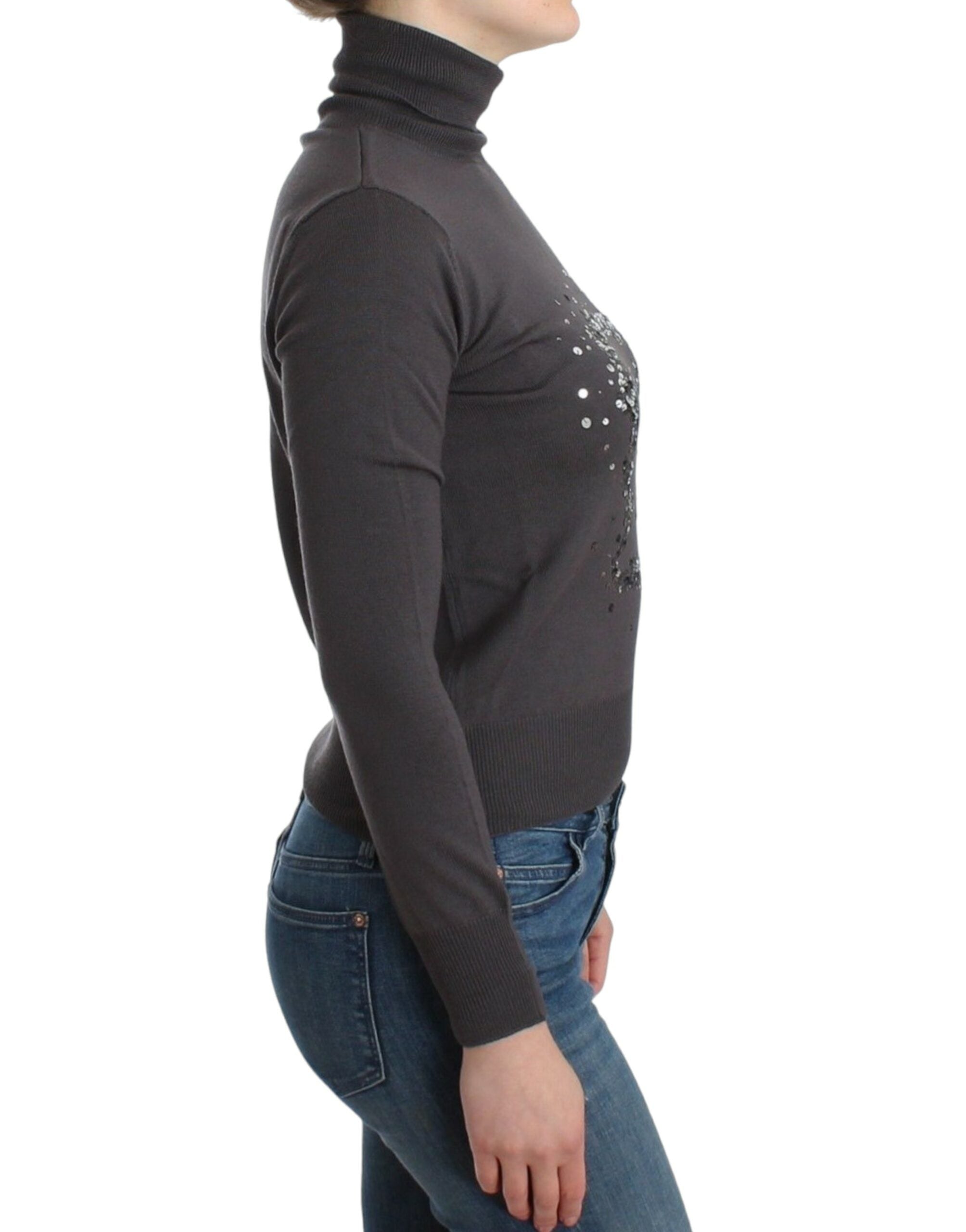 John Galliano Brown turtleneck cotton sweater - PreLoved & Luxe