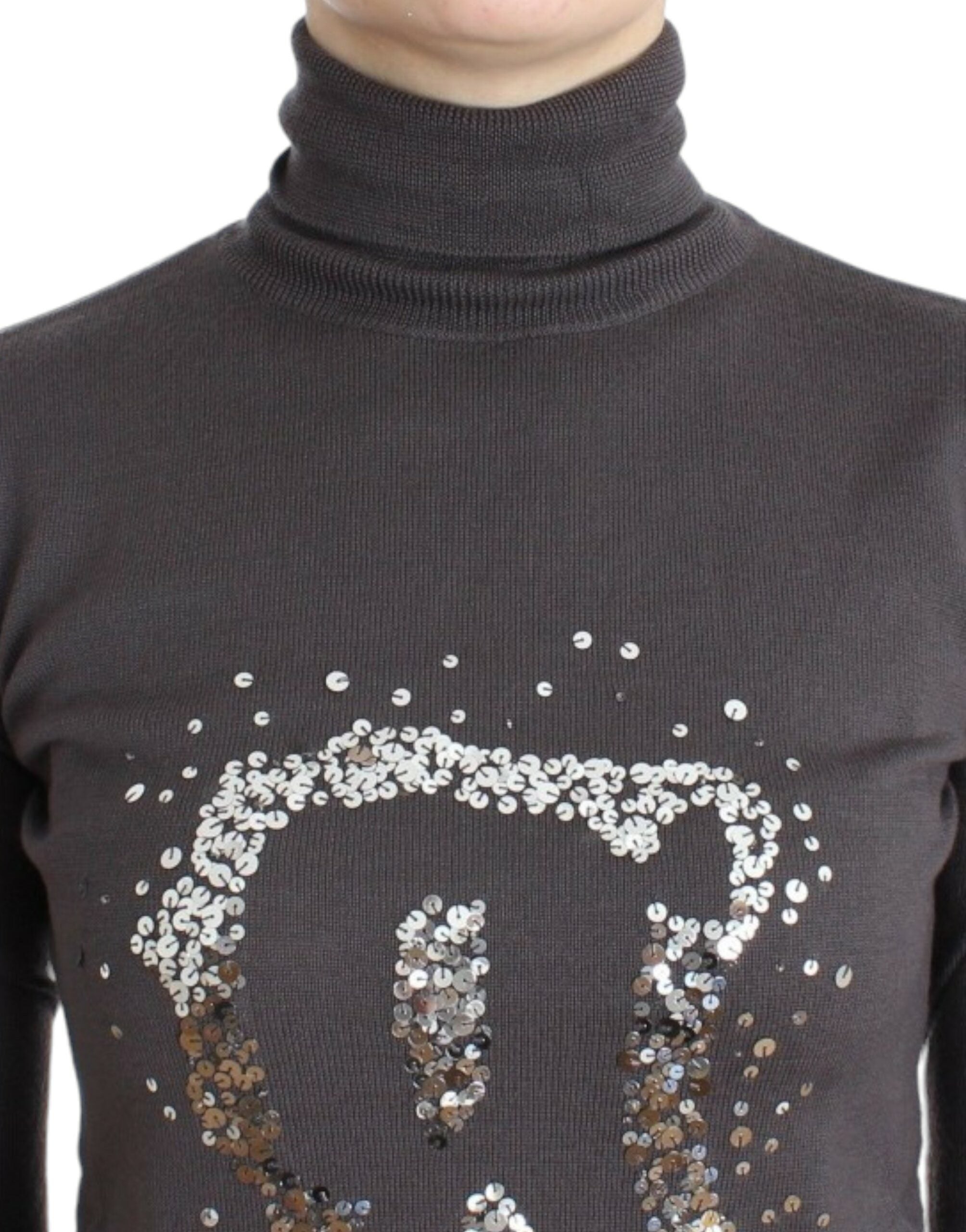 John Galliano Brown turtleneck cotton sweater - PreLoved & Luxe