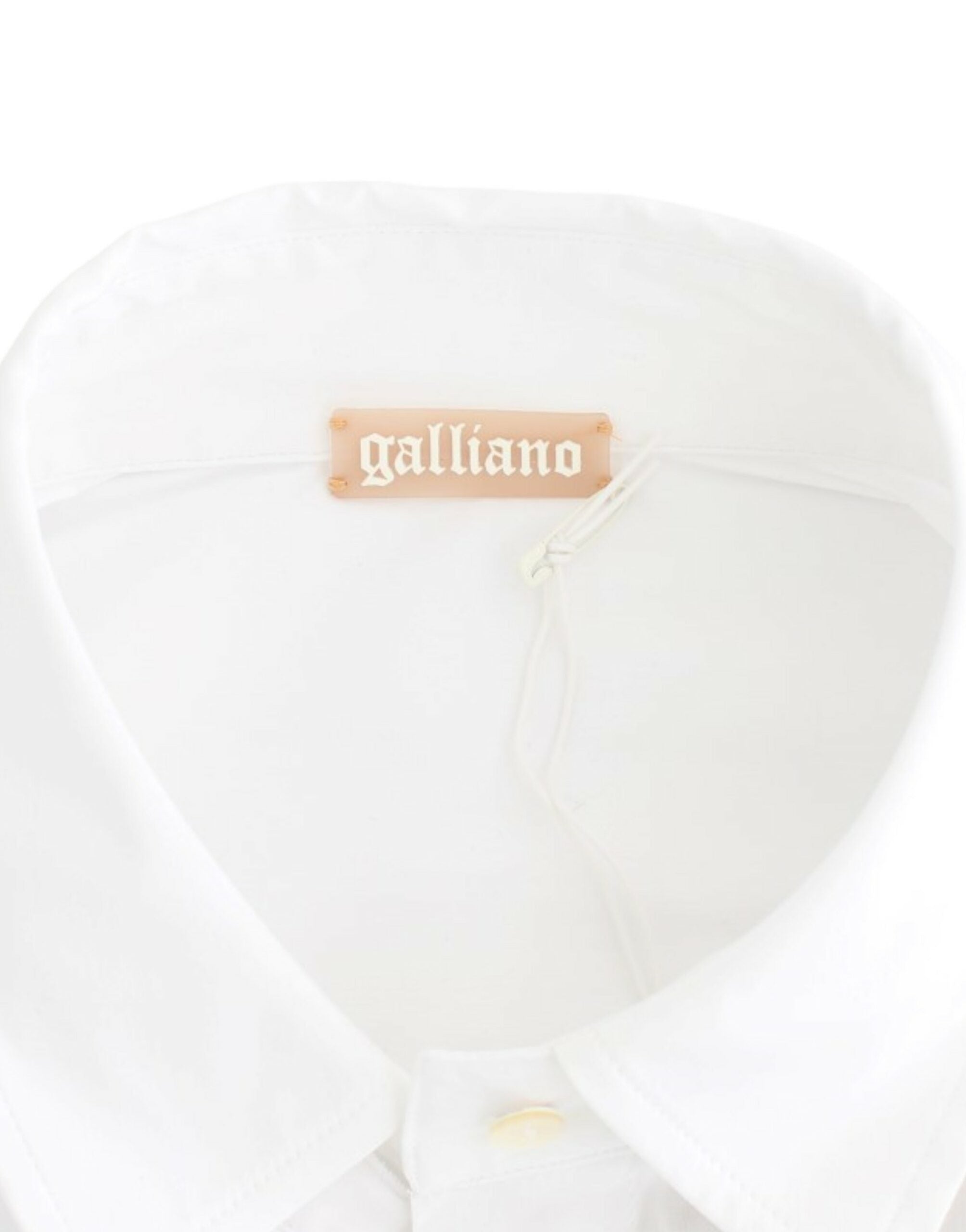 John Galliano White Cotton Shirt Top - PreLoved & Luxe