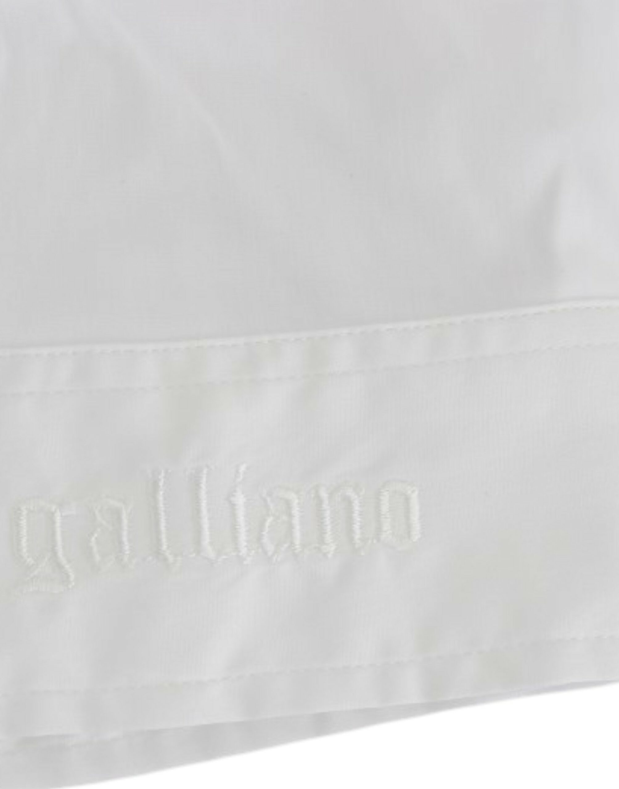 John Galliano White Cotton Shirt Top - PreLoved & Luxe