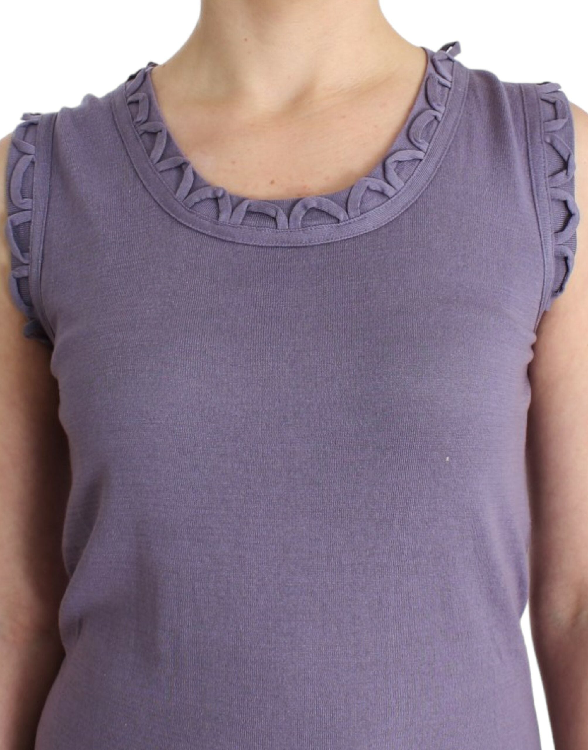 John Galliano Purple cotton jersey dress - PreLoved & Luxe