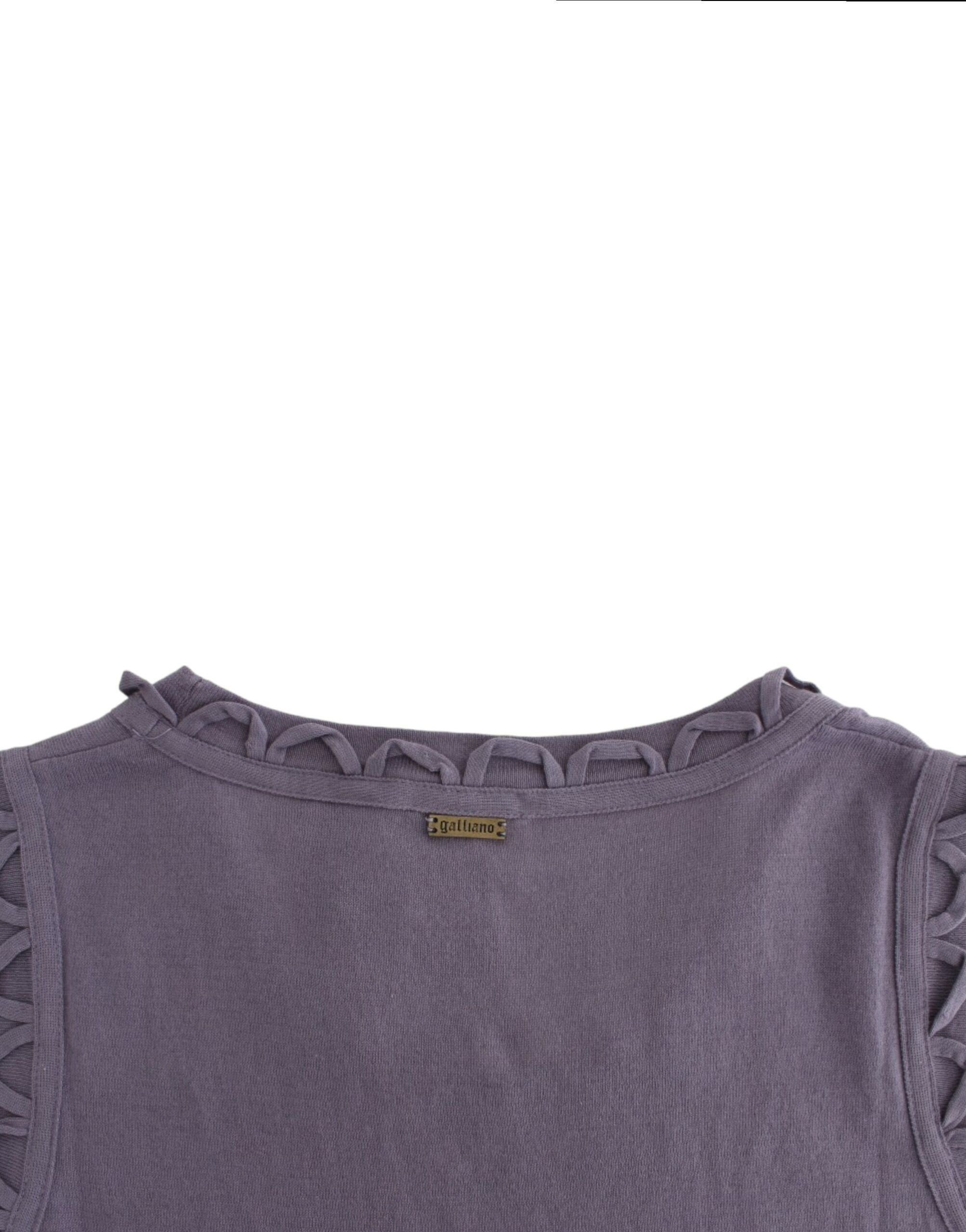 John Galliano Purple cotton jersey dress - PreLoved & Luxe