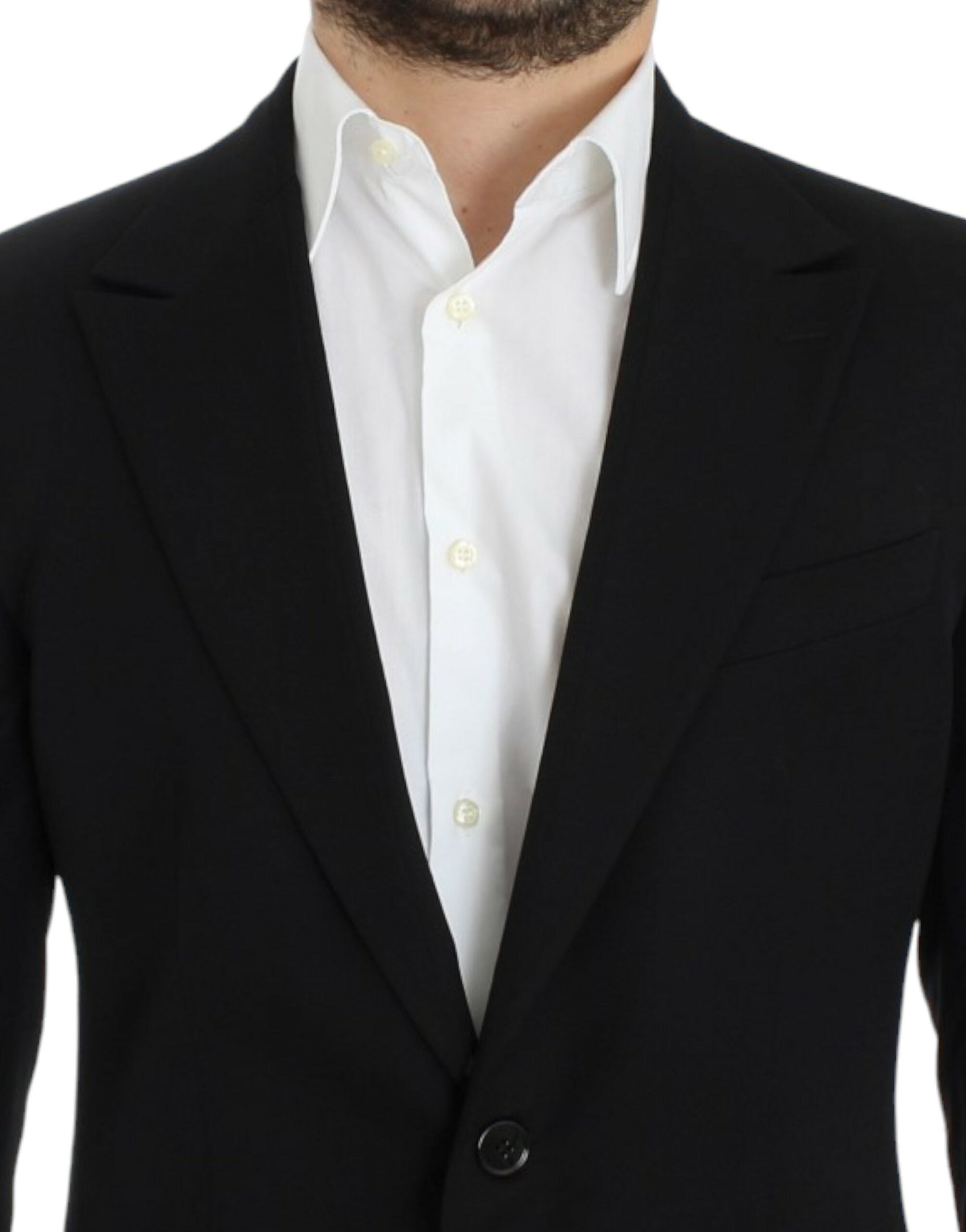 Dolce & Gabbana Black wool slim fit blazer - PreLoved & Luxe