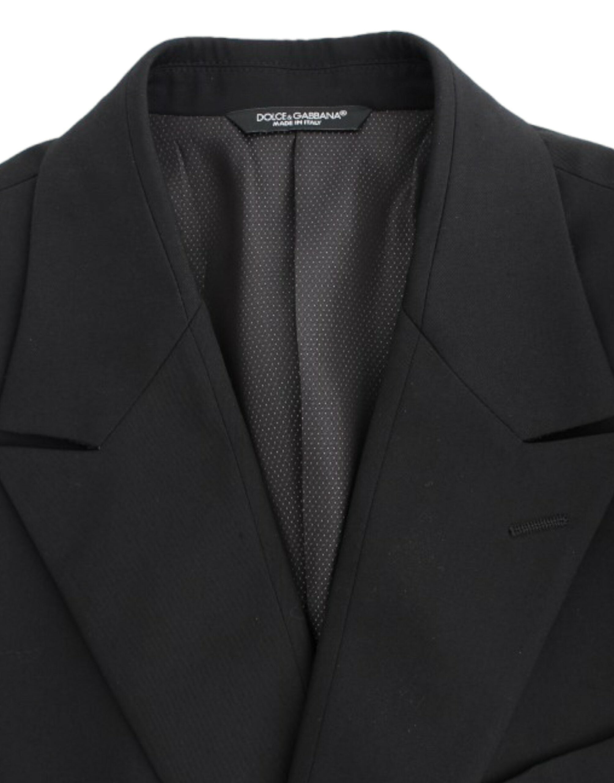 Dolce & Gabbana Black wool slim fit blazer - PreLoved & Luxe