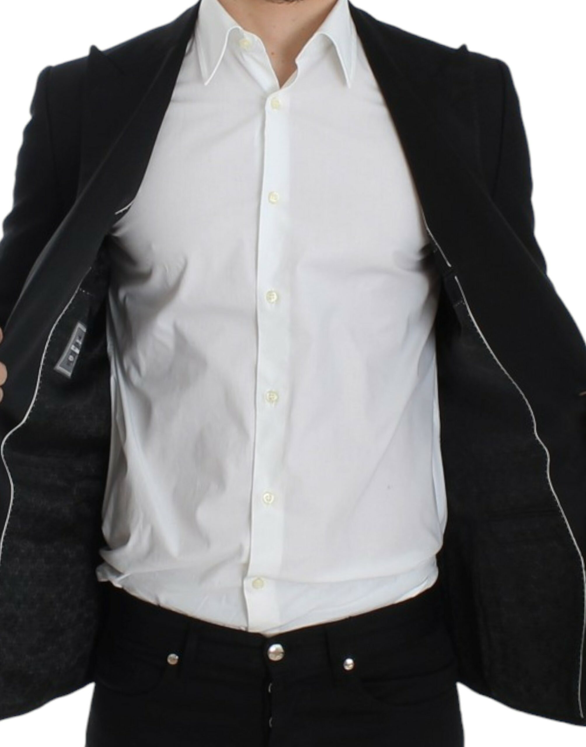Dolce & Gabbana Black wool silk SICILIA blazer - PreLoved & Luxe