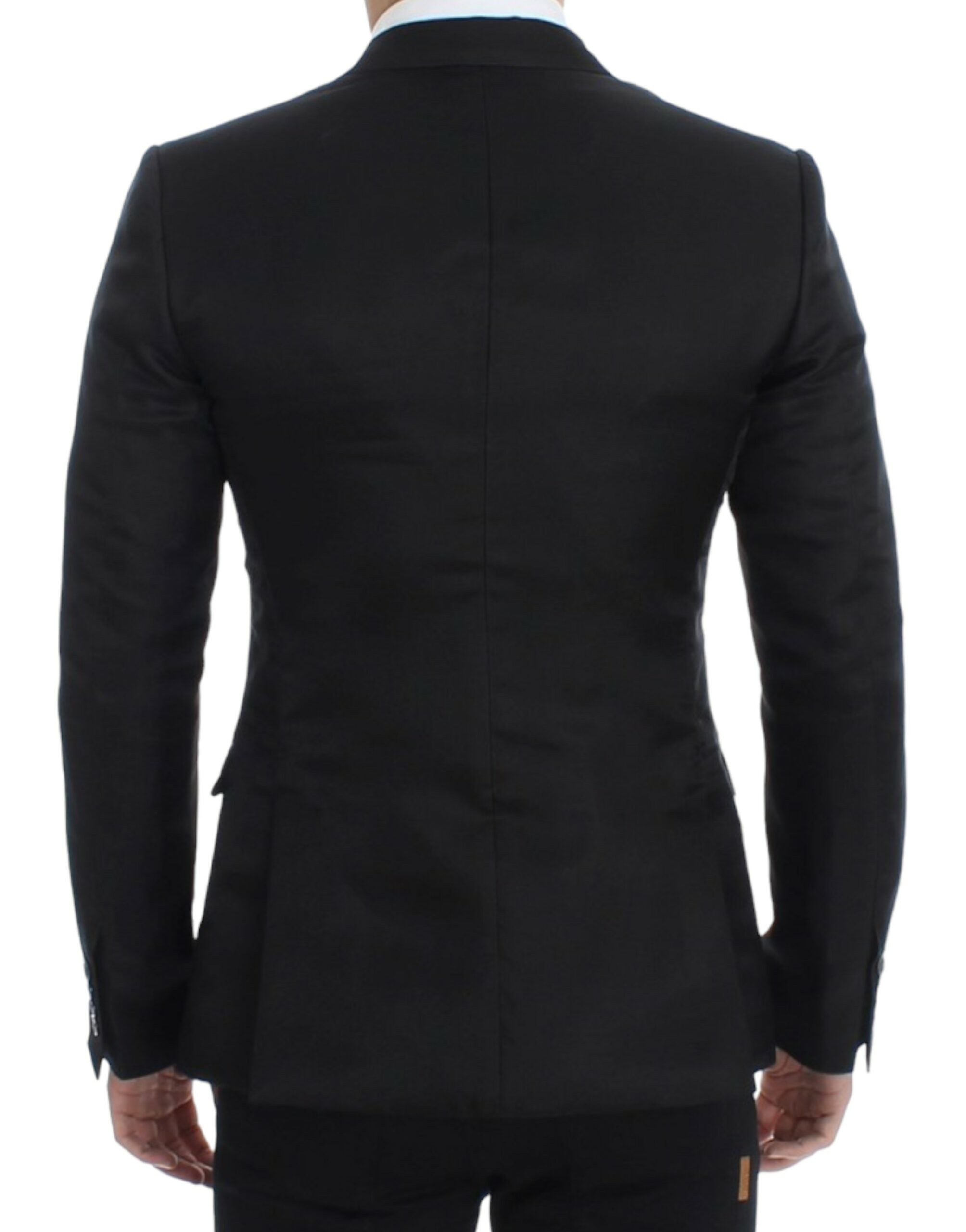 Dolce & Gabbana Black silk slim fit blazer - PreLoved & Luxe