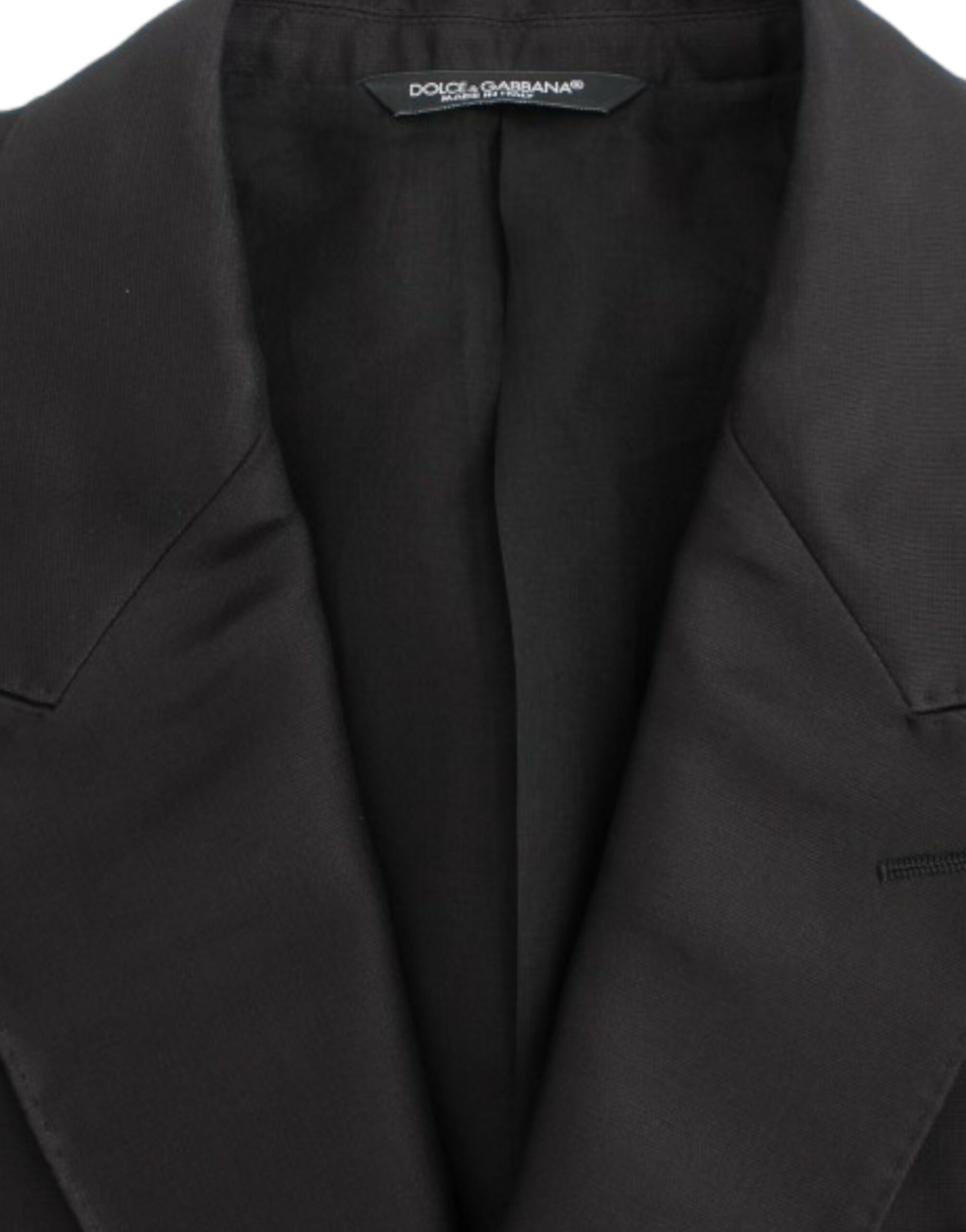 Dolce & Gabbana Black silk slim fit blazer - PreLoved & Luxe