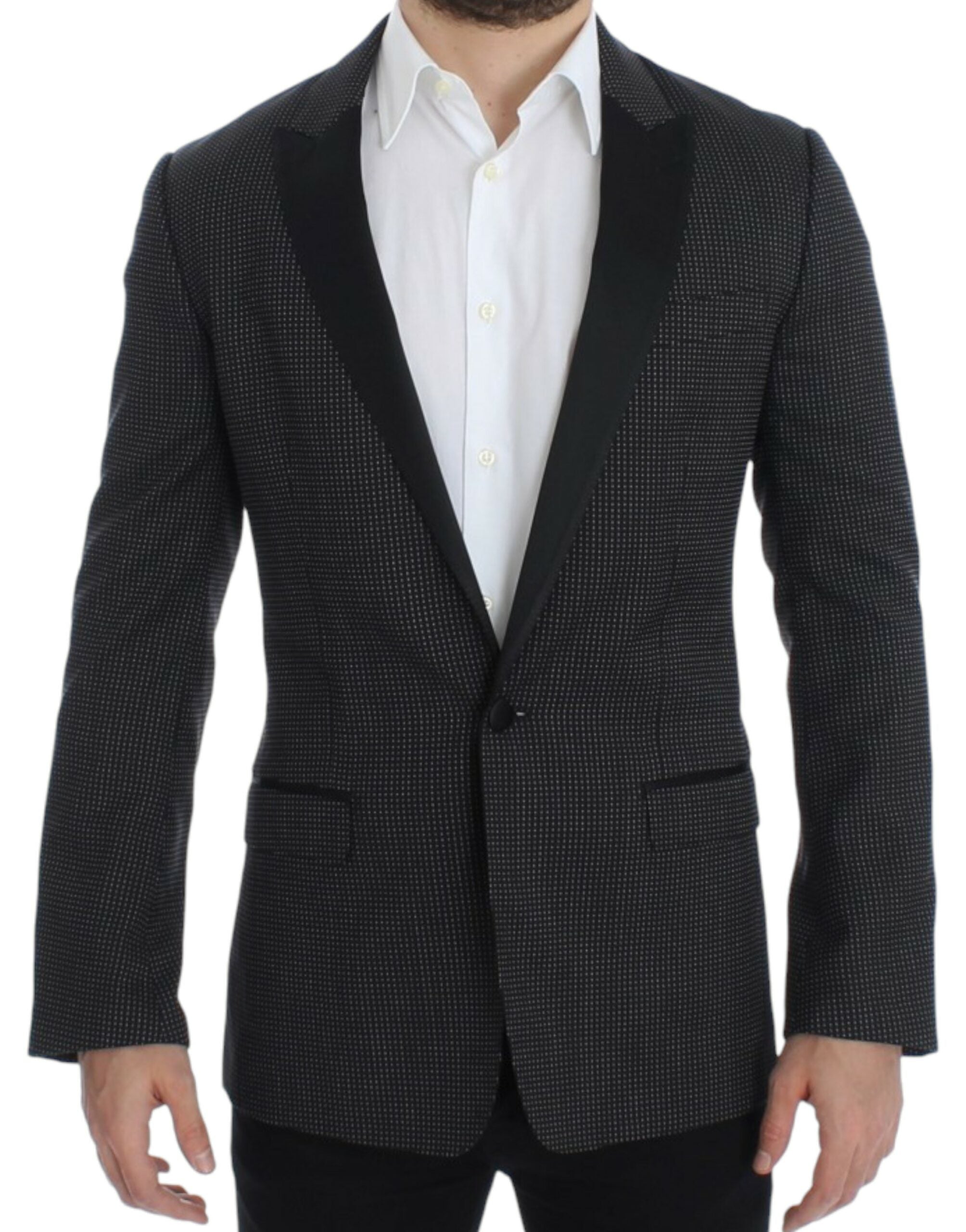 Dolce & Gabbana Black wool slim MARTINI blazer - PreLoved & Luxe
