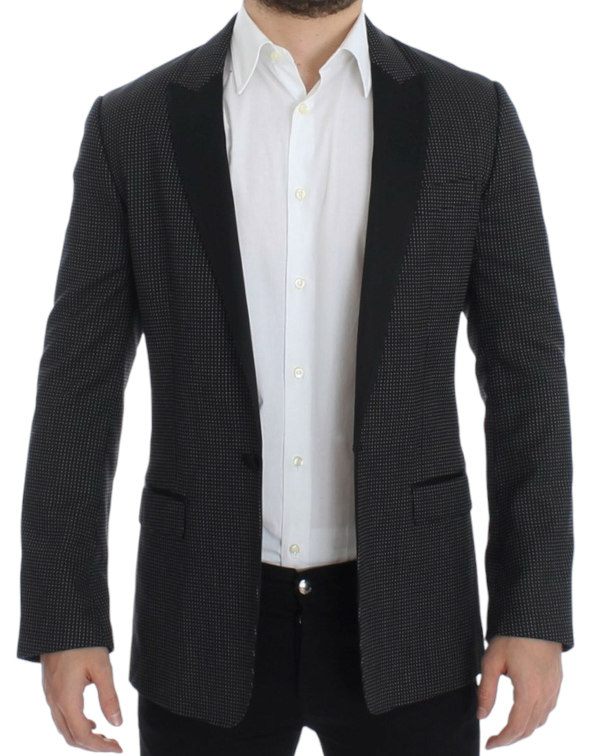 Dolce & Gabbana Black wool slim MARTINI blazer - PreLoved & Luxe