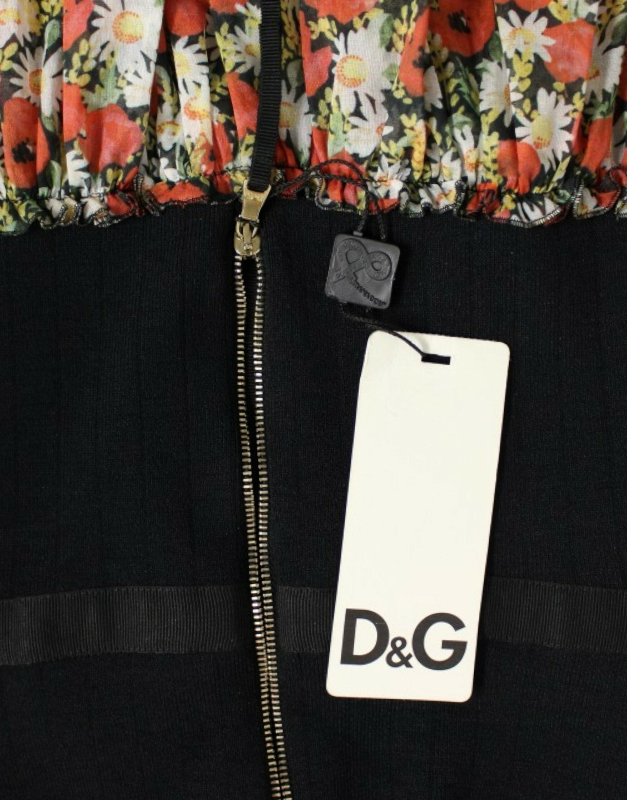 Dolce & Gabbana Multicolor floral bubble halterneck dress - PreLoved & Luxe