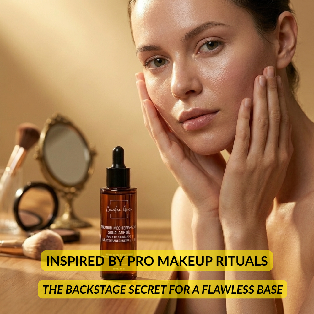 Canadian Grace Premium Mediterranean Squalane Oil | Pre-Makeup Ritual Oil for Smooth, Hydrated Skin