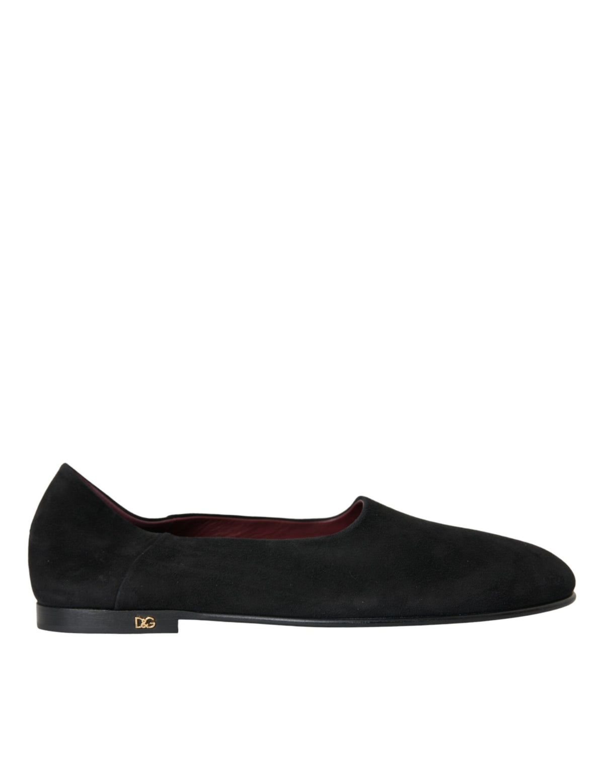 New Dolce & Gabbana Black Suede Loafers Formal Dress Slip On Shoes