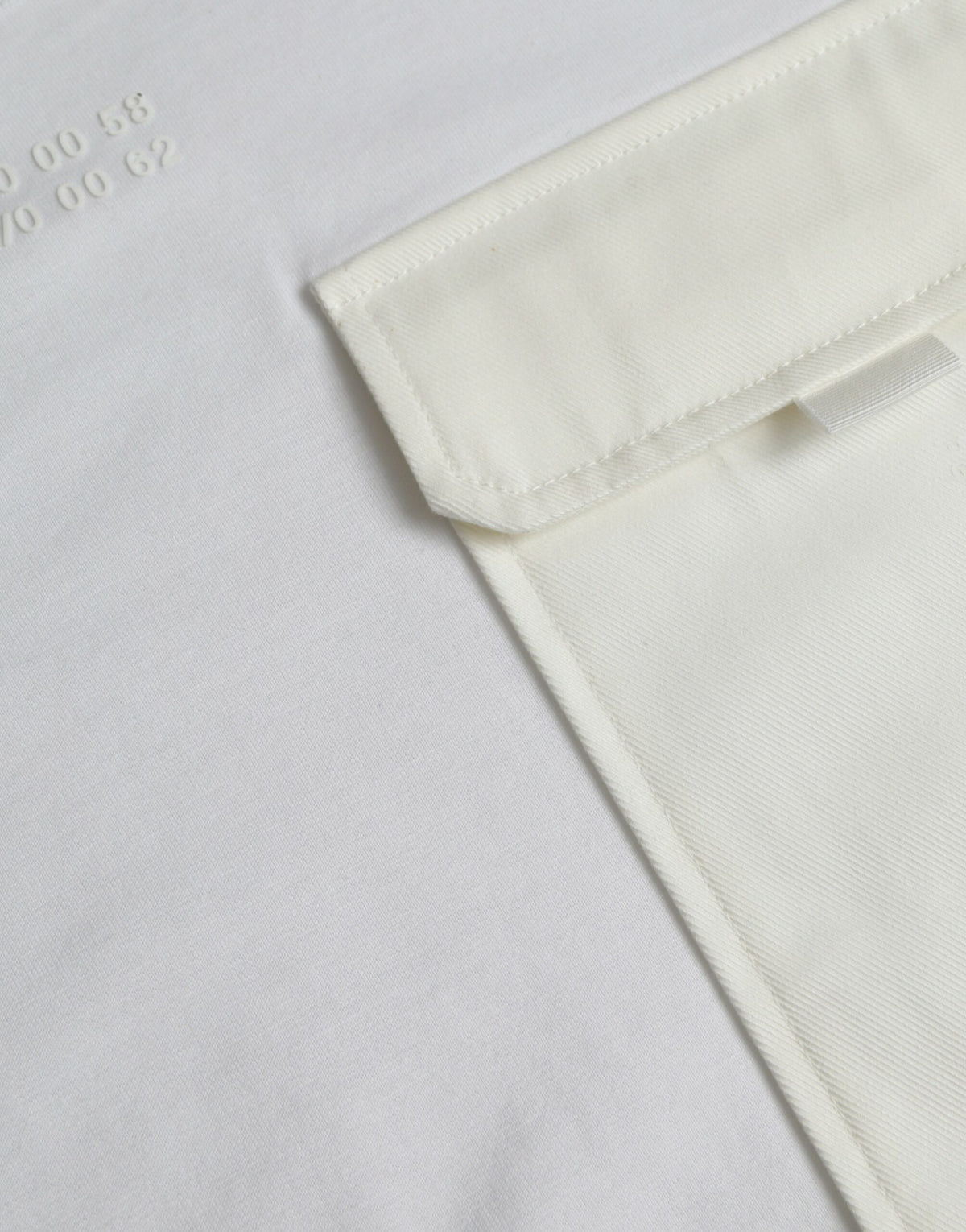 New Dolce & Gabbana White Cotton Pocket Short Sleeves T-shirt