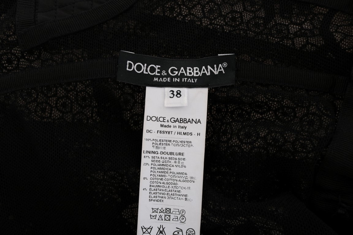 Dolce & Gabbana Black Floral Sheath Dress - PreLoved & Luxe