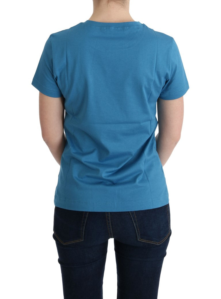 Dolce & Gabbana Blue Cotton 2017 Motive T-Shirt - PreLoved & Luxe
