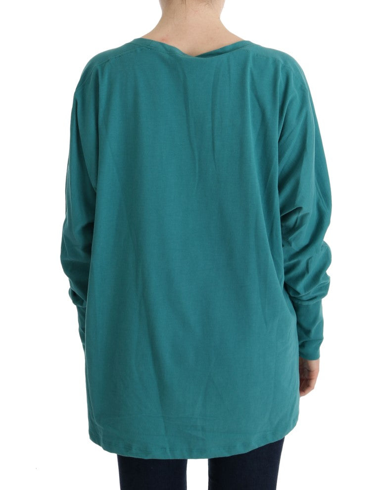 John Galliano Green Cotton Oversized Sweater - PreLoved & Luxe