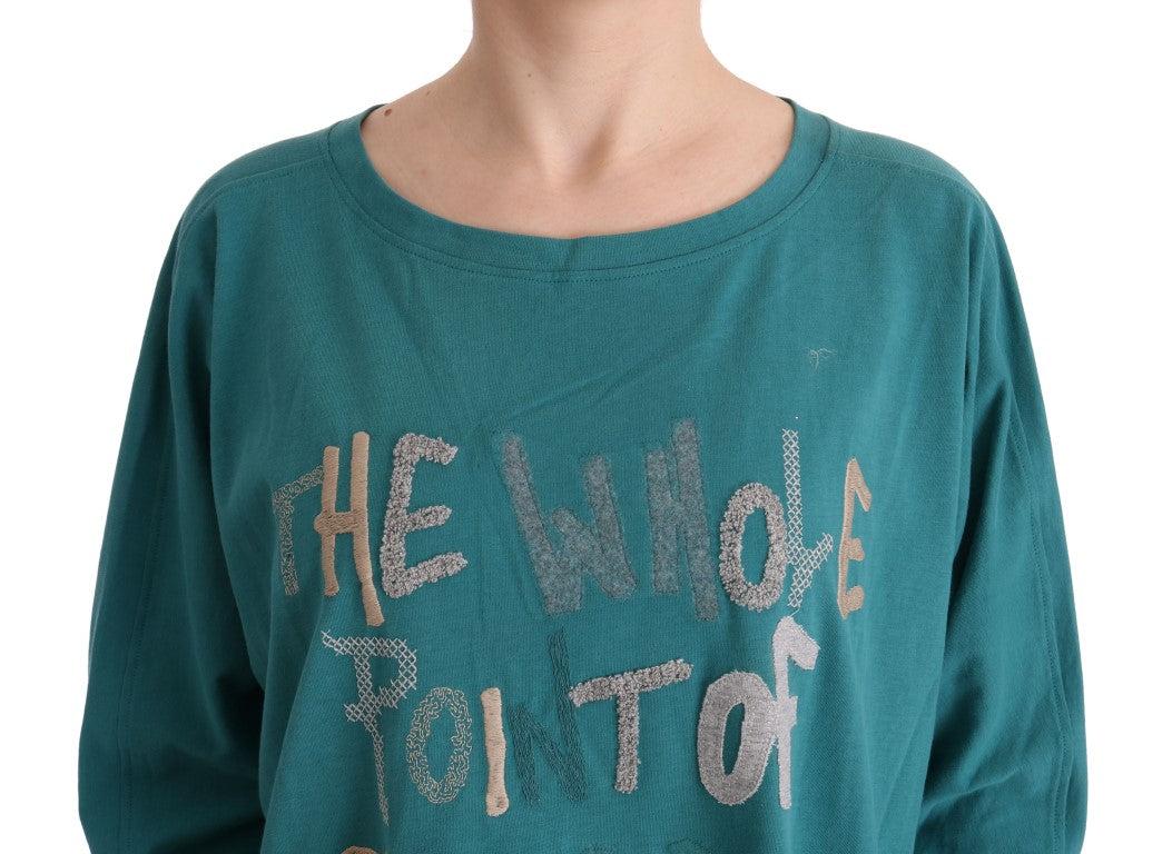 John Galliano Green Cotton Oversized Sweater - PreLoved & Luxe