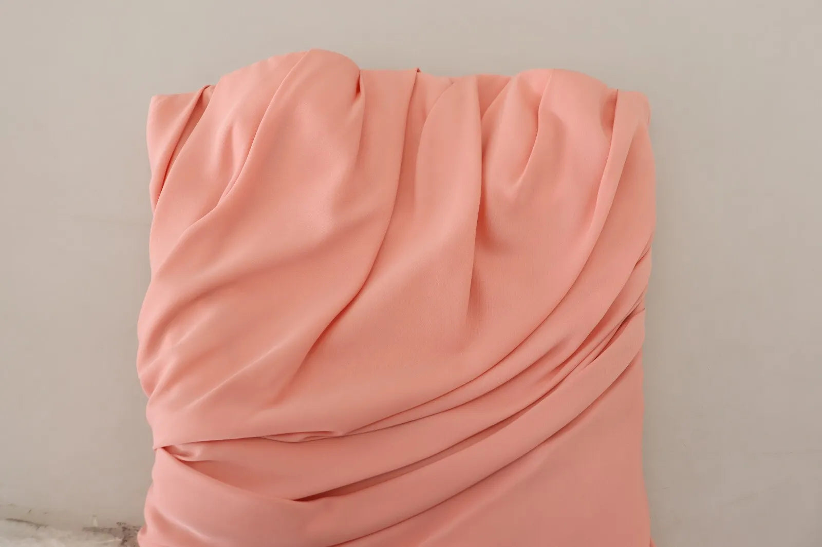 Pre-Owned Dolce & Gabbana Pink Silk Stretch Strapless Sheath Midi Dress Women's - Very Good