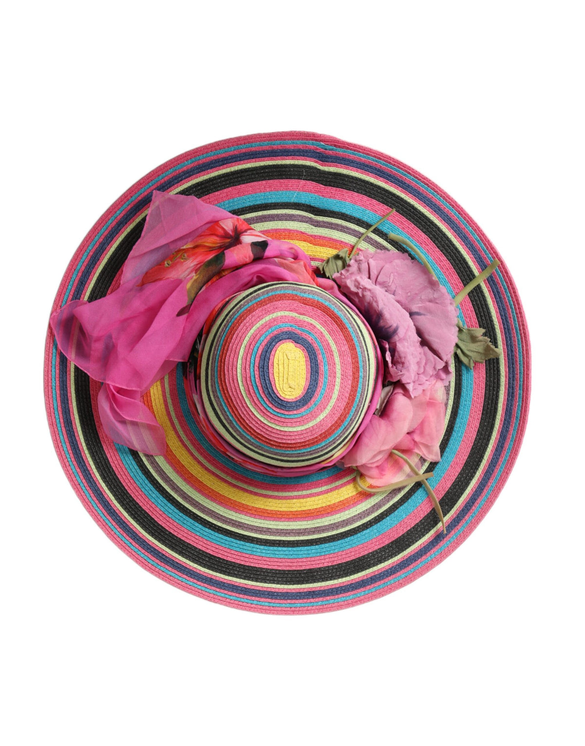 Dolce & Gabbana Fantasy Wide Brim Floppy Hat