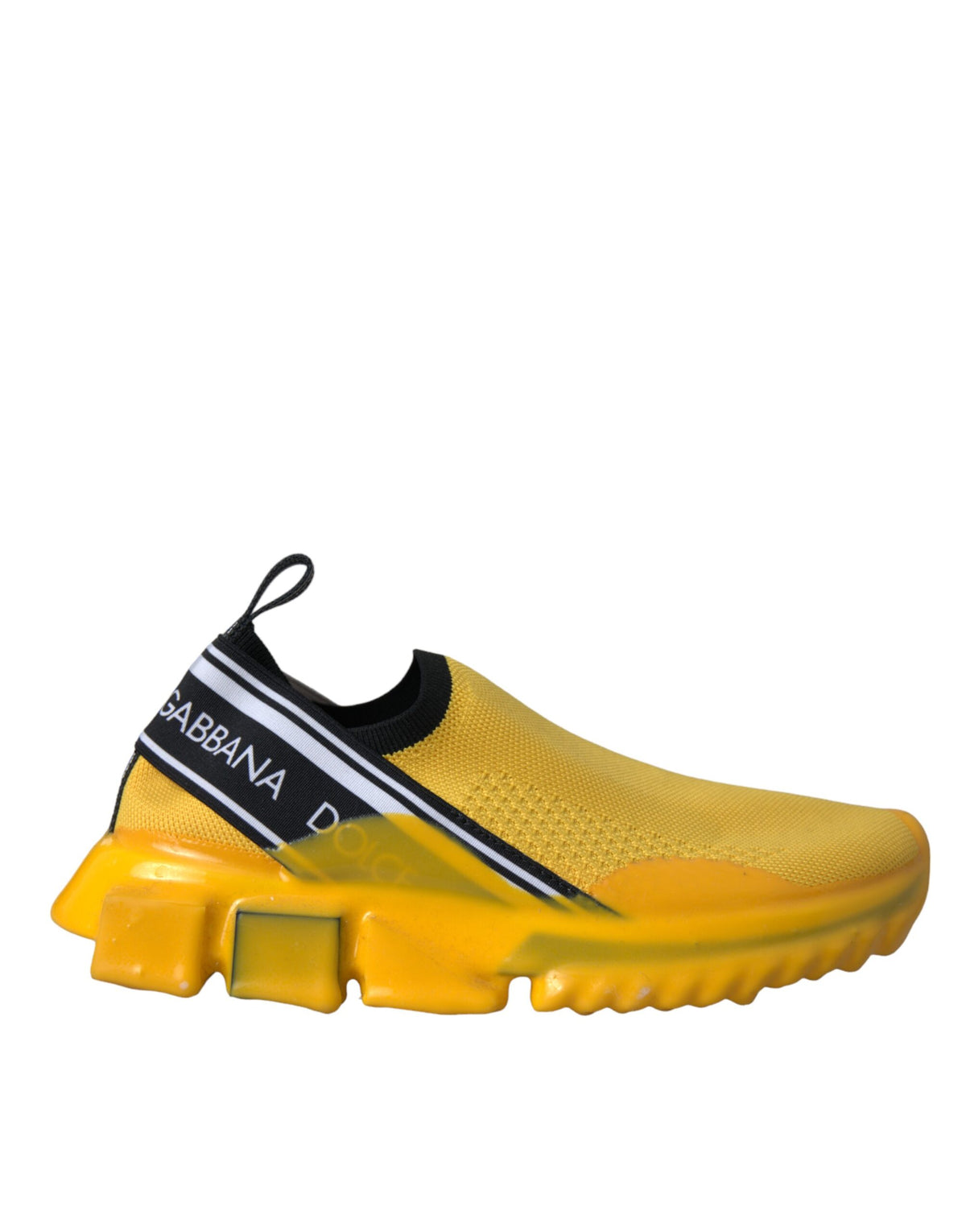 New Dolce & Gabbana Yellow Sorrento Slip On Sneakers Women Shoes