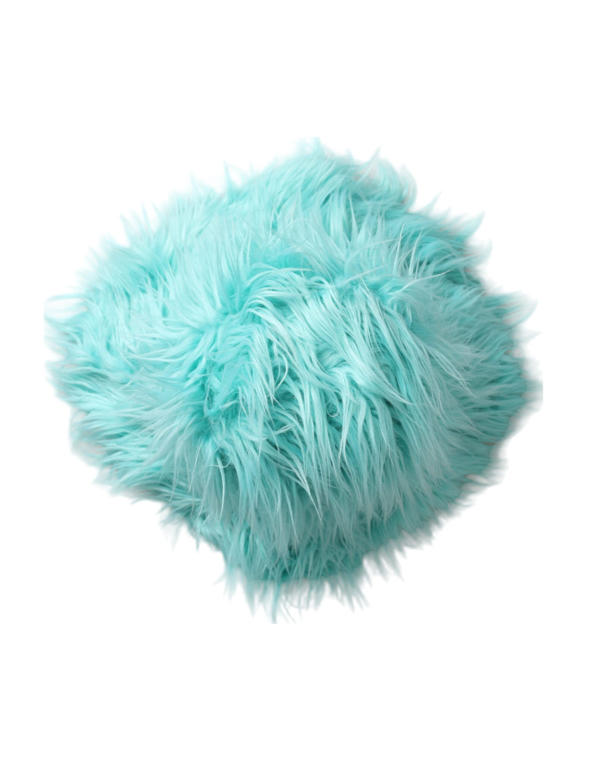 New Dolce & Gabbana Mint Green Acrylic Fur Womens Bucket Hat