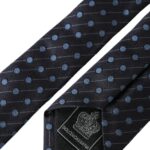 New Dolce & Gabbana Dark Blue Polka Dot Silk Adjustable Men Tie