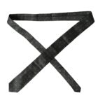 New Dolce & Gabbana Dark Gray 100% Silk Fantasy Adjustable Men Tie