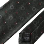 New Dolce & Gabbana Dark Gray 100% Silk Fantasy Adjustable Men Tie