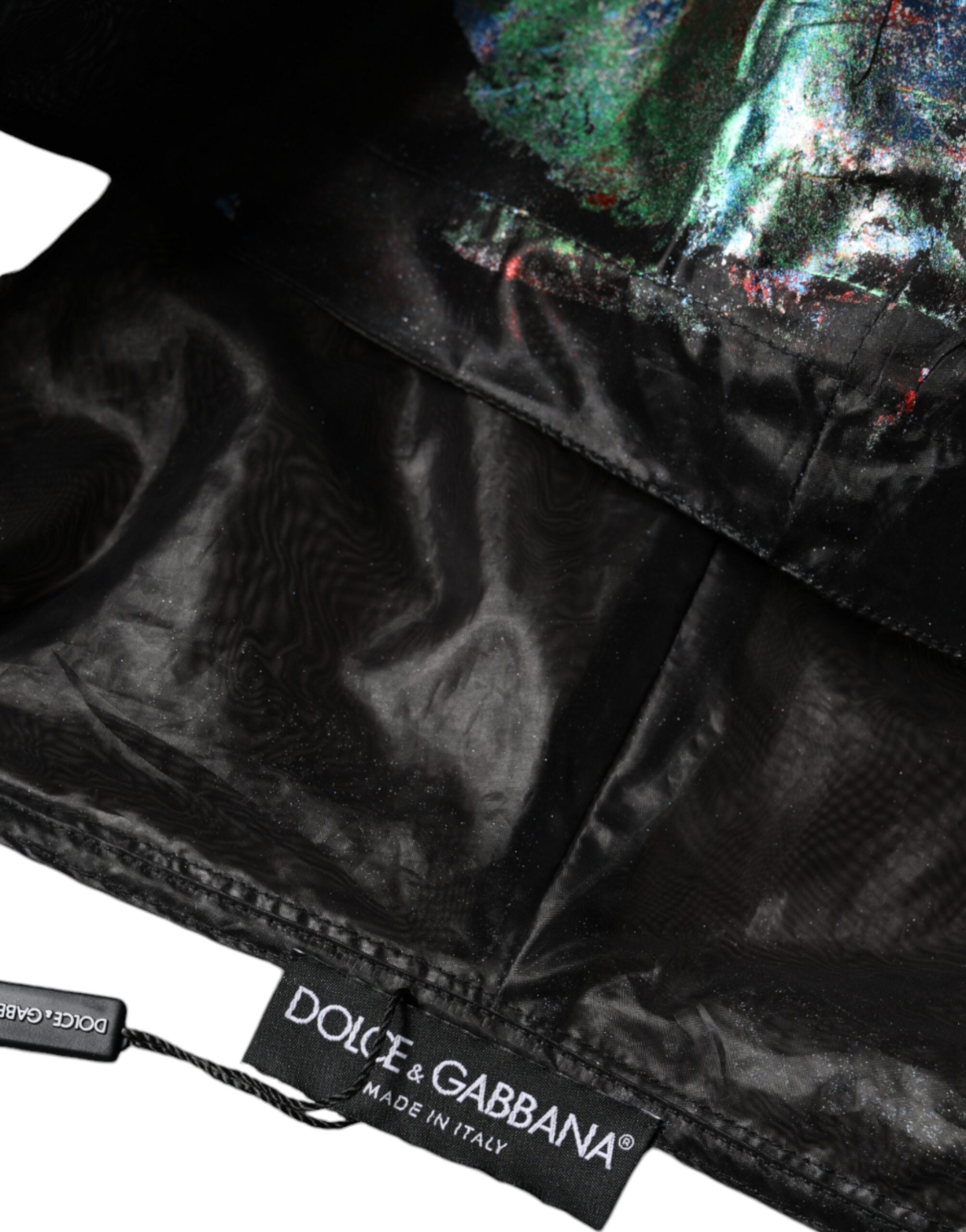 New Dolce & Gabbana Print Hooded Sweatshirt Sweater