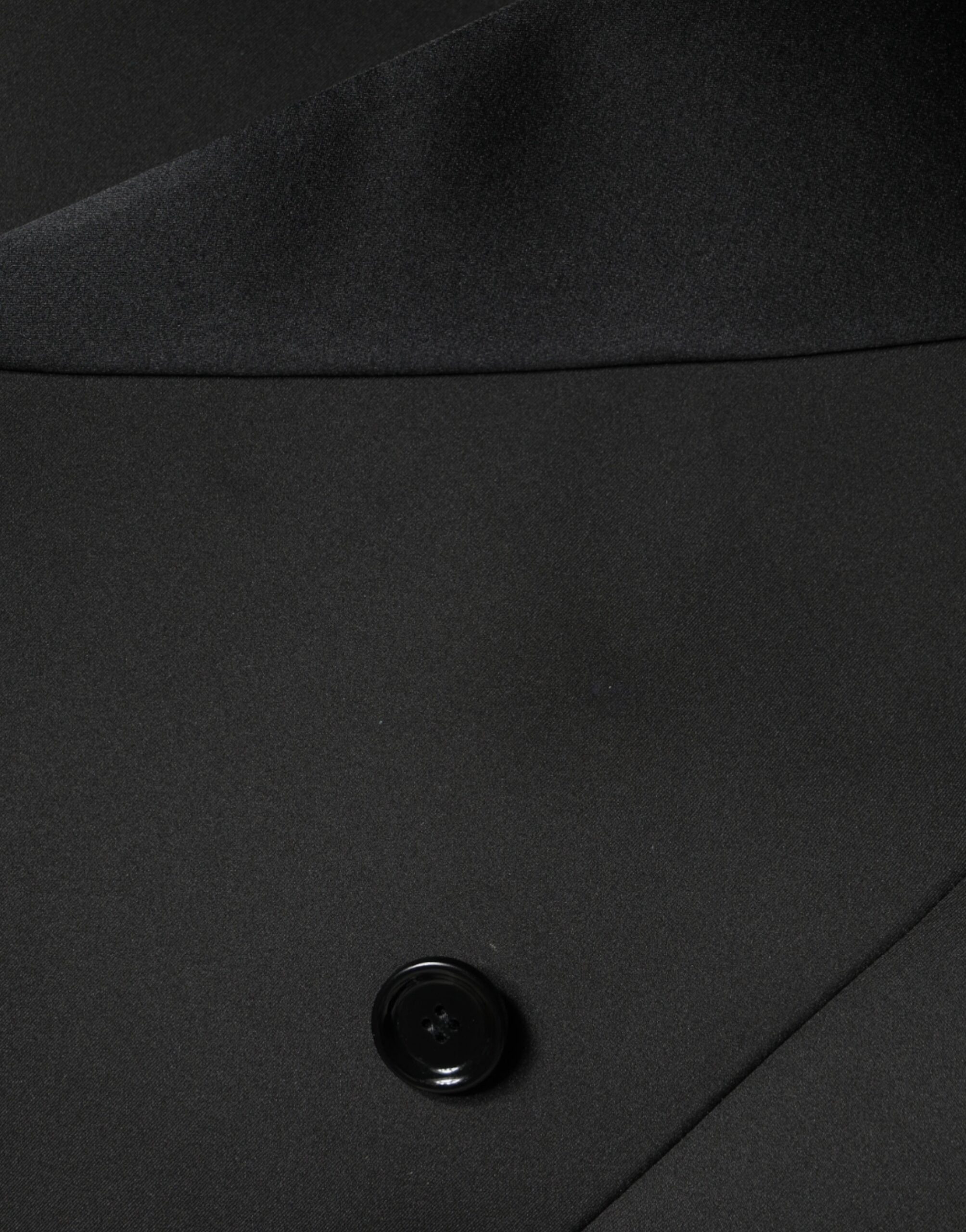 New Dolce & Gabbana Black Double Breasted Coat Jacket