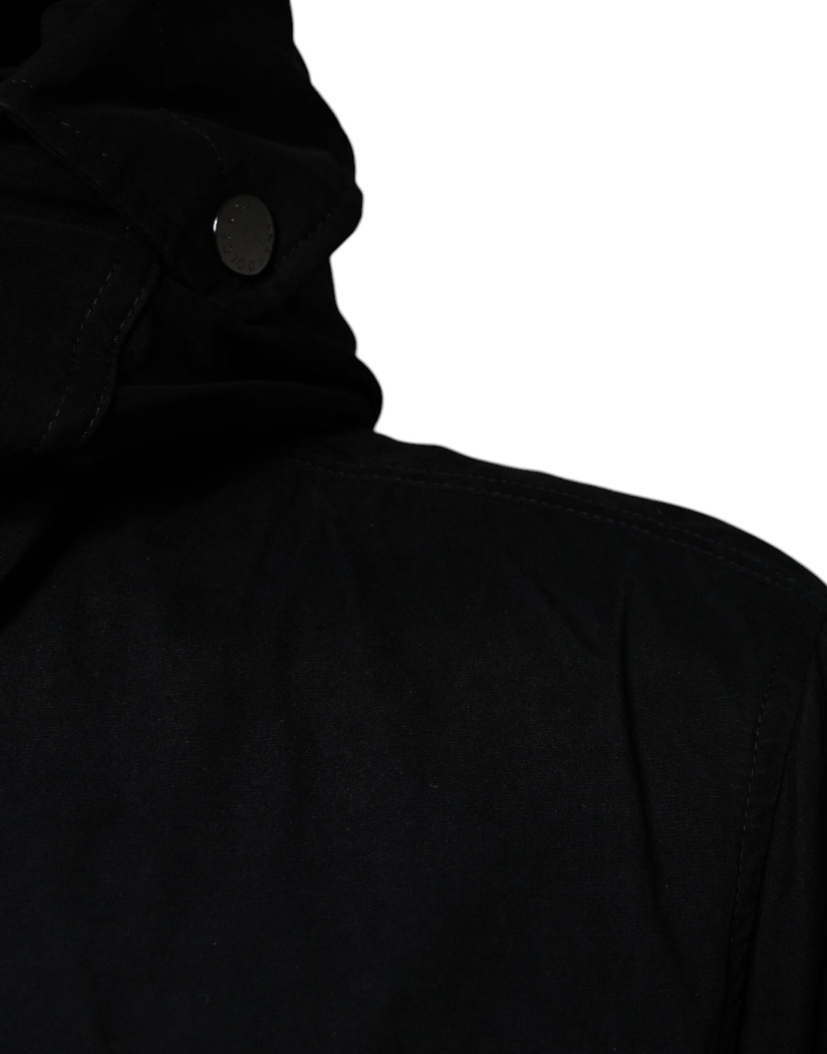 New Dolce & Gabbana Black Hooded Parka Cotton Trench Coat Jacket