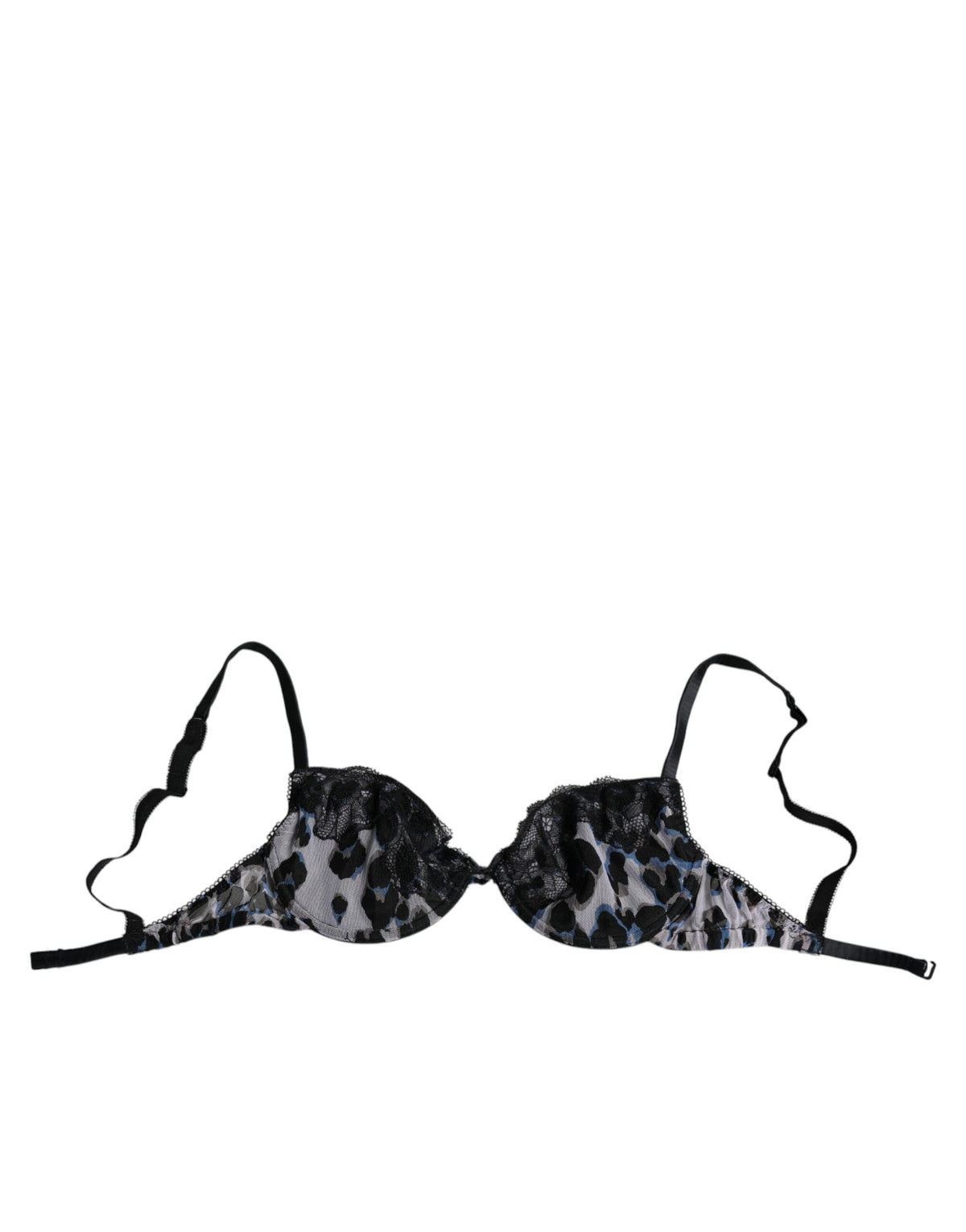 New Roberto Cavalli White Leopard Push Up Reggiseno Bra Underwear