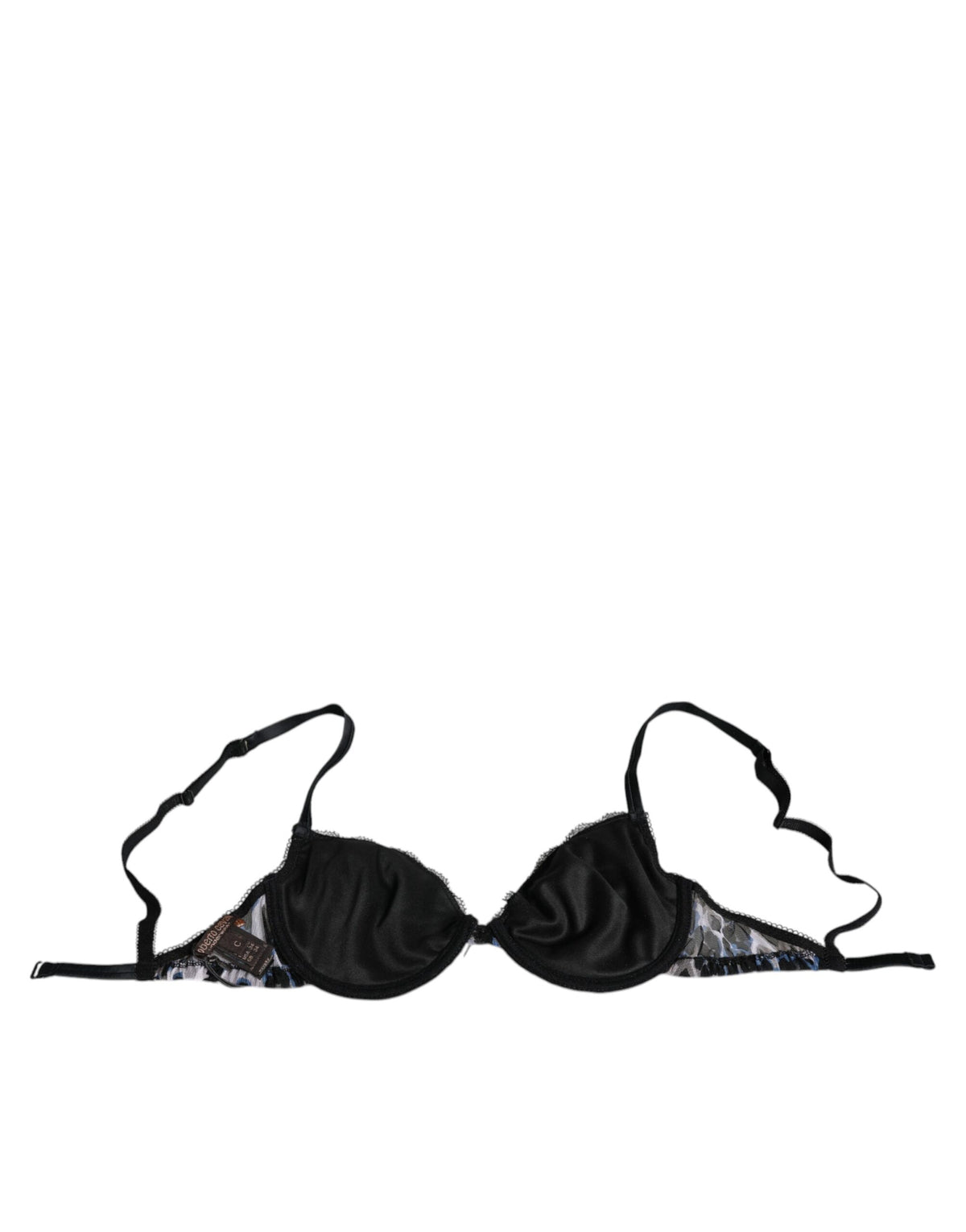 New Roberto Cavalli White Leopard Push Up Reggiseno Bra Underwear