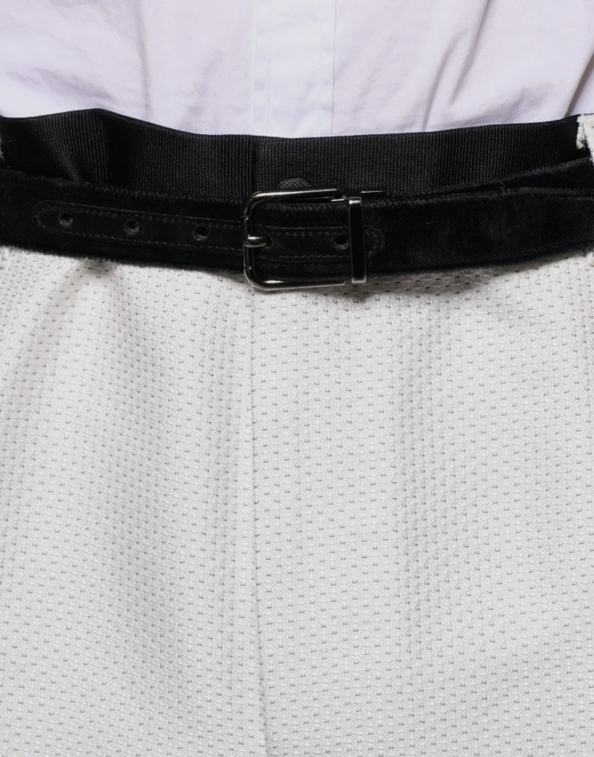 New Dolce & Gabbana White Formal Dress Pants