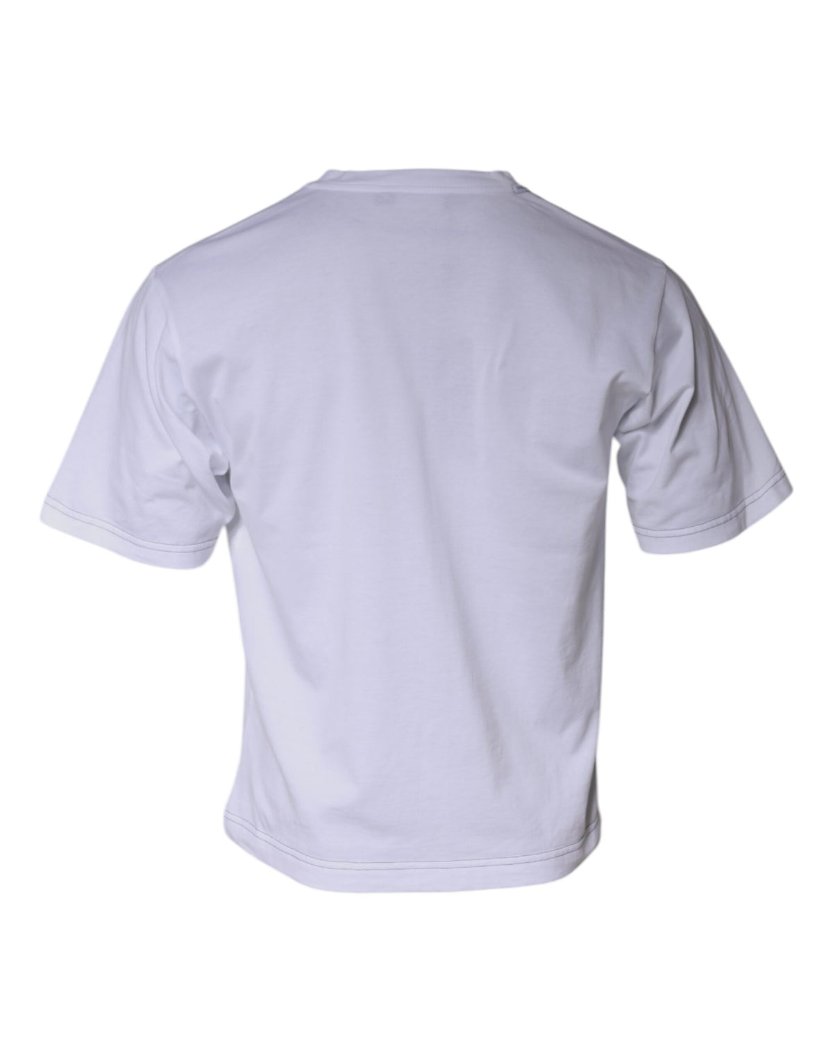 New Dolce & Gabbana White DG Logo Cotton Shorts Sleeves T-shirt