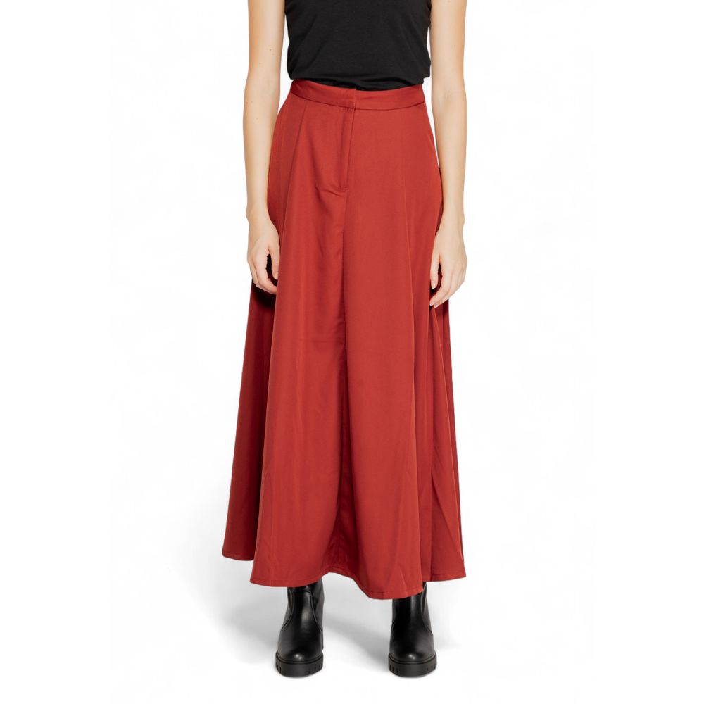 Vero Moda Red Long Skirt