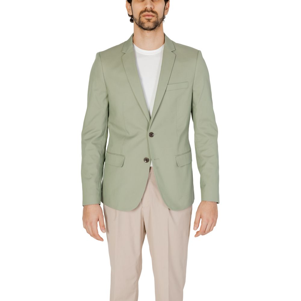Antony Morato Green Cotton Blazer