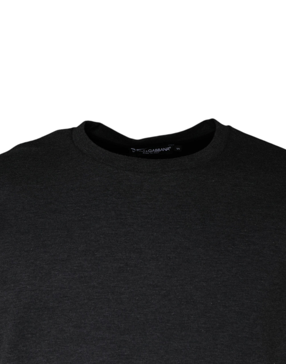 New Dolce & Gabbana Dark Gray Camouflage Crew Neck T-shirt