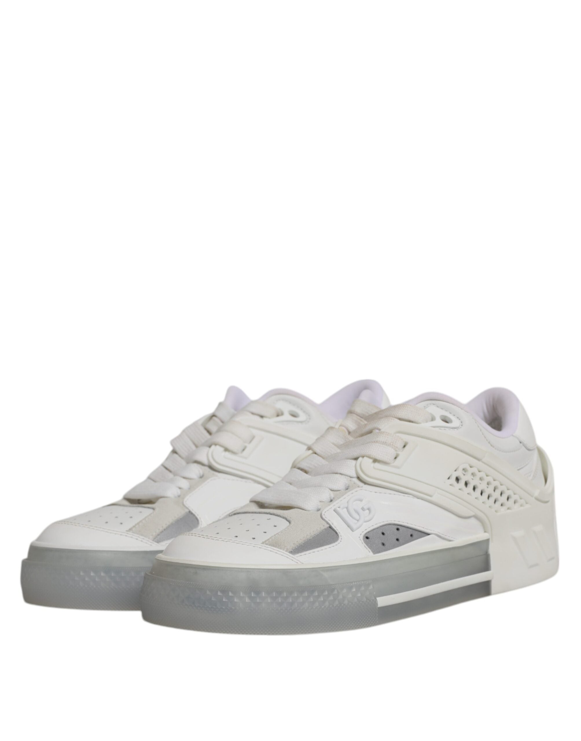 New Dolce & Gabbana White DG Logo CUSTOM 2.Zero Sneakers Shoes