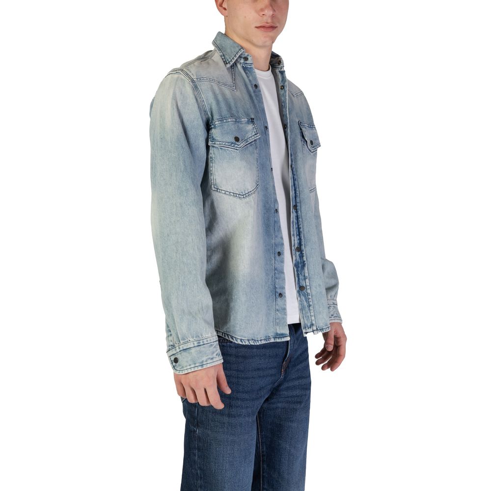 Hugo s Light Blue Denim Shirt