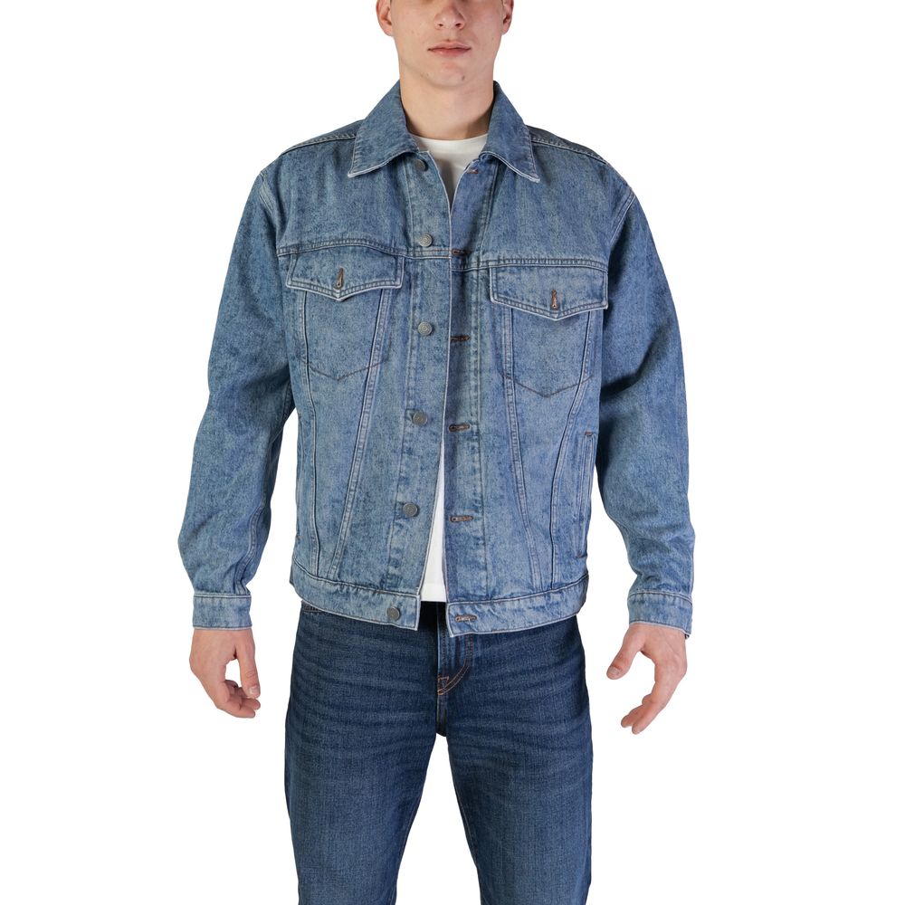 Hugo s Light Blue Cotton Denim Jacket